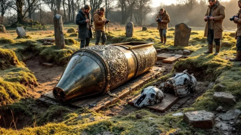 A descoberta surpreendente de um cemitério anglo-saxão em Suffolk com túmulo de elite e um cavalo