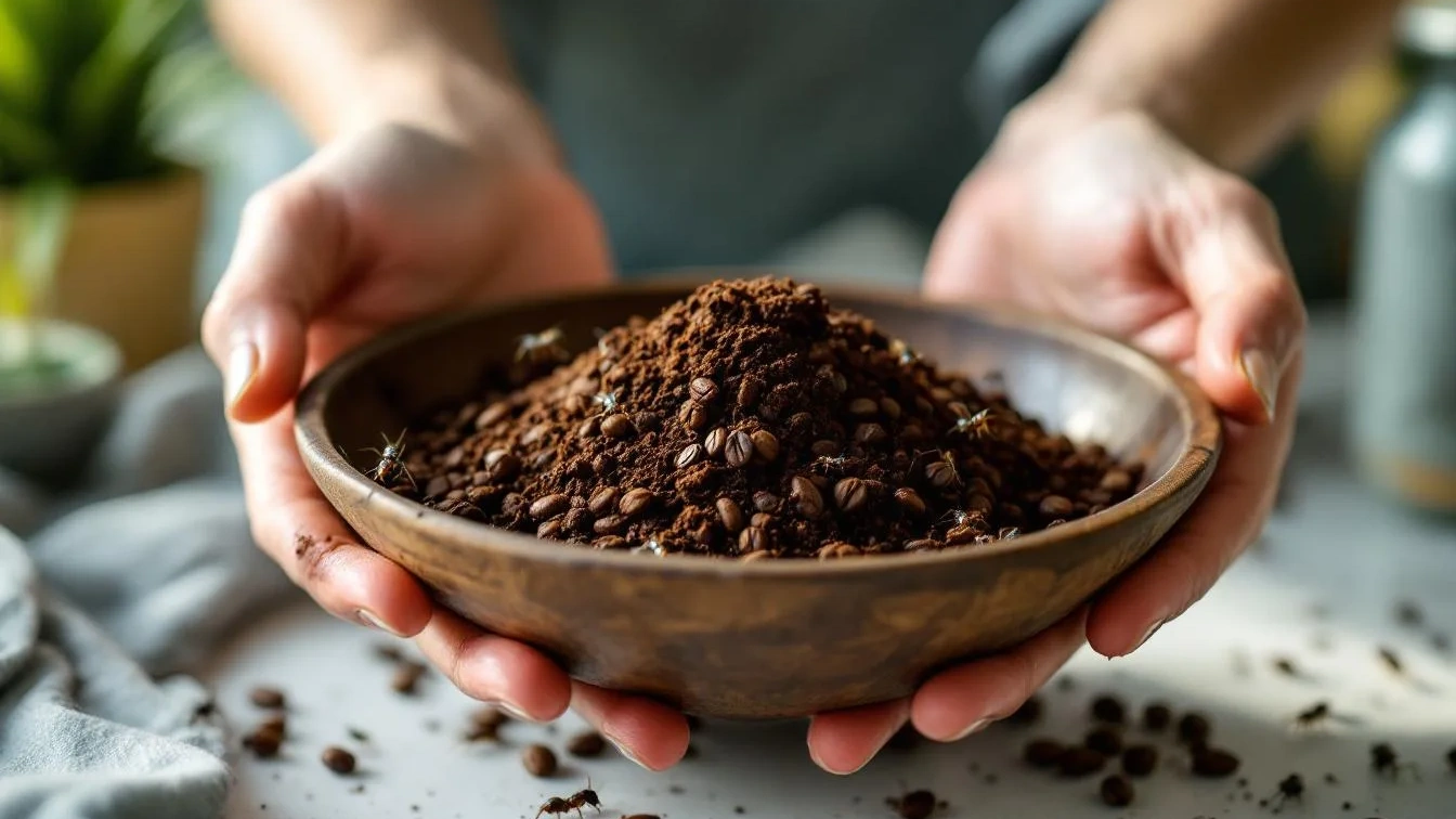 Adeus baratas e formigas: o repelente natural que se faz com restos de café
