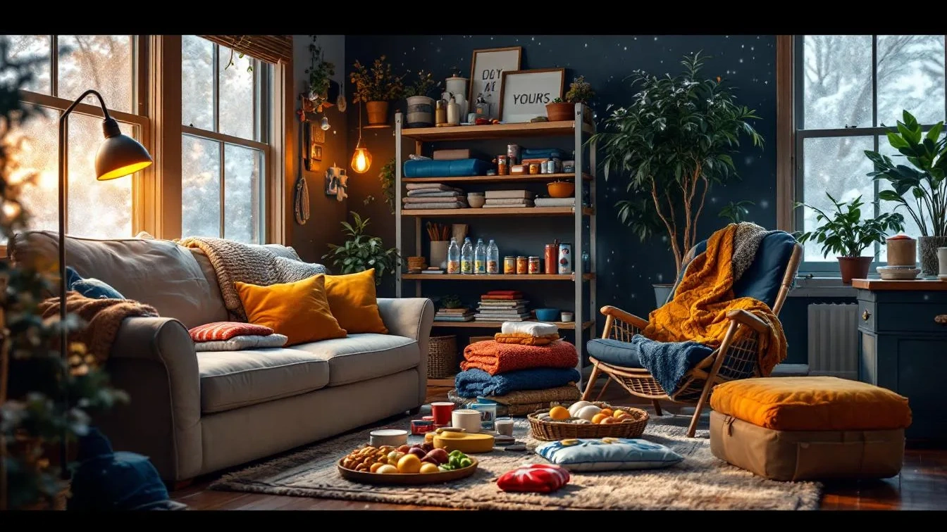 Alerta das autoridades: o que deve ter em casa se uma tempestade de neve o isolar